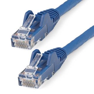 StarTech.com 0.5m Blue Cat6 Ethernet Cable LSZH Snagless - N6LPATCH50CMBL - Featuring Snagless RJ45 Connectors - Available from SABR - StarTech.com Reseller