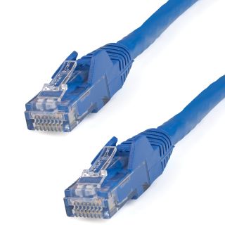 StarTech.com 15m Blue Cat6 Ethernet Patch Cable Snagless - N6PATC15MBL - Featuring Snagless RJ45 Connectors - Available from SABR - StarTech.com Reseller