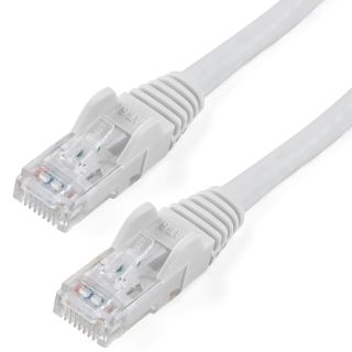 StarTech.com 1.5m White Cat6 Ethernet Patch Cable Snagless - N6PATC150CMWH - Featuring Snagless RJ45 Connectors - Available from SABR - StarTech.com Reseller