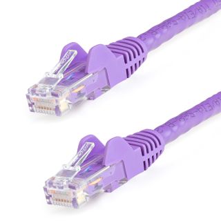 StarTech.com 7m Purple Cat6 Ethernet Patch Cable Snagless - N6PATC7MPL - Featuring Snagless RJ45 Connectors - Available from SABR - StarTech.com Reseller