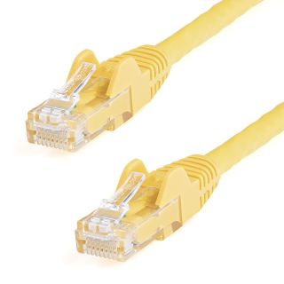 StarTech.com 0.5m Yellow Cat6 Ethernet Patch Cable Snagless - N6PATC50CMYL - Featuring Snagless RJ45 Connectors - Available from SABR - StarTech.com Reseller